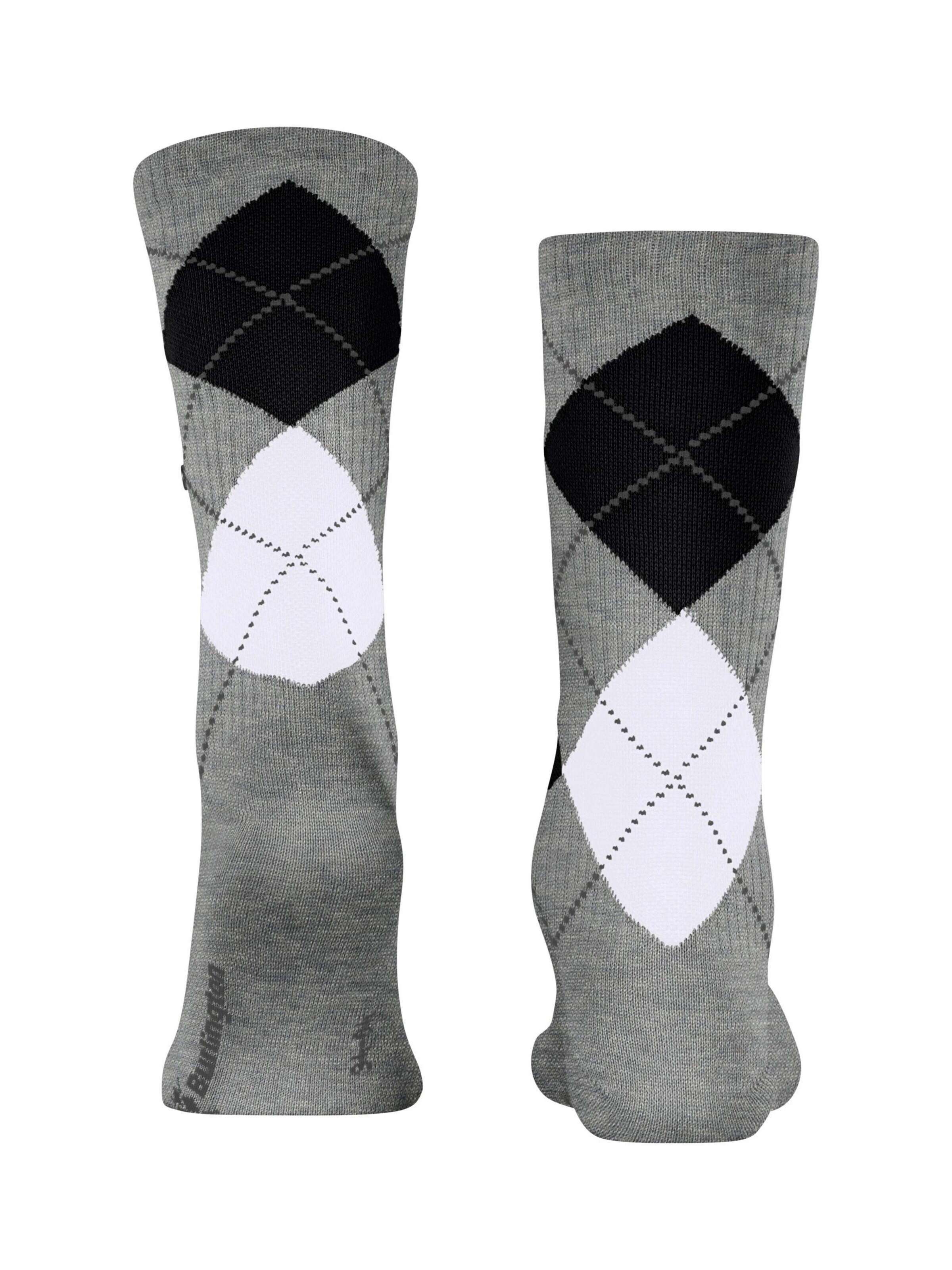 BURLINGTON Socks 'Rib Court' in Grey