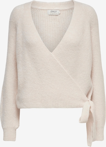 Cardigan 'Mia' ONLY en beige : devant