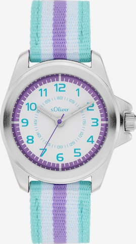 s.Oliver Watch in Blue: front