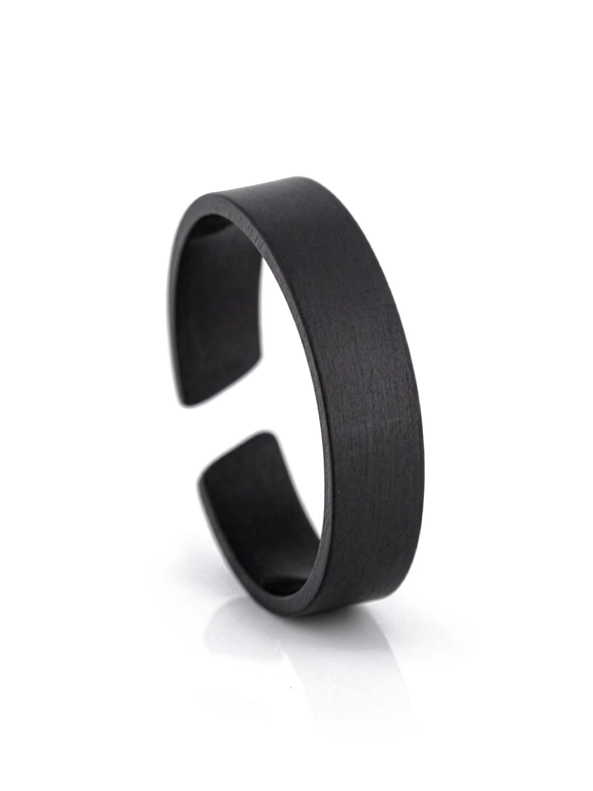 Akitsune Ring 'Liber'‌‌‌‌‌ in Schwarz