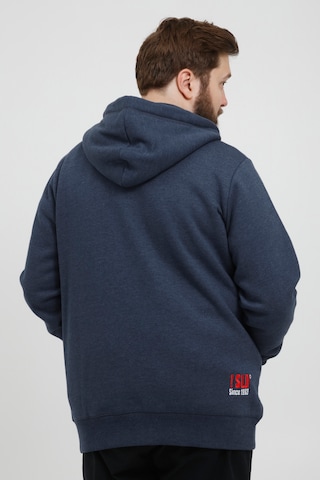 !Solid Zip-Up Hoodie 'BT BENNZIP' in Blue