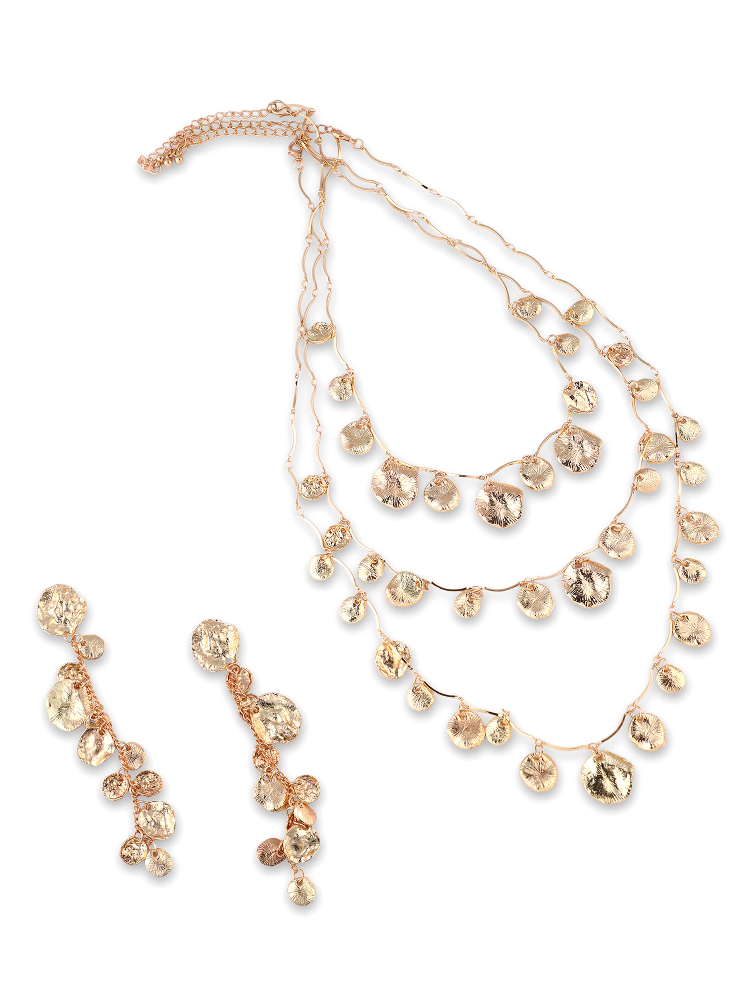 SOHI Smykkesæt i guld: forside