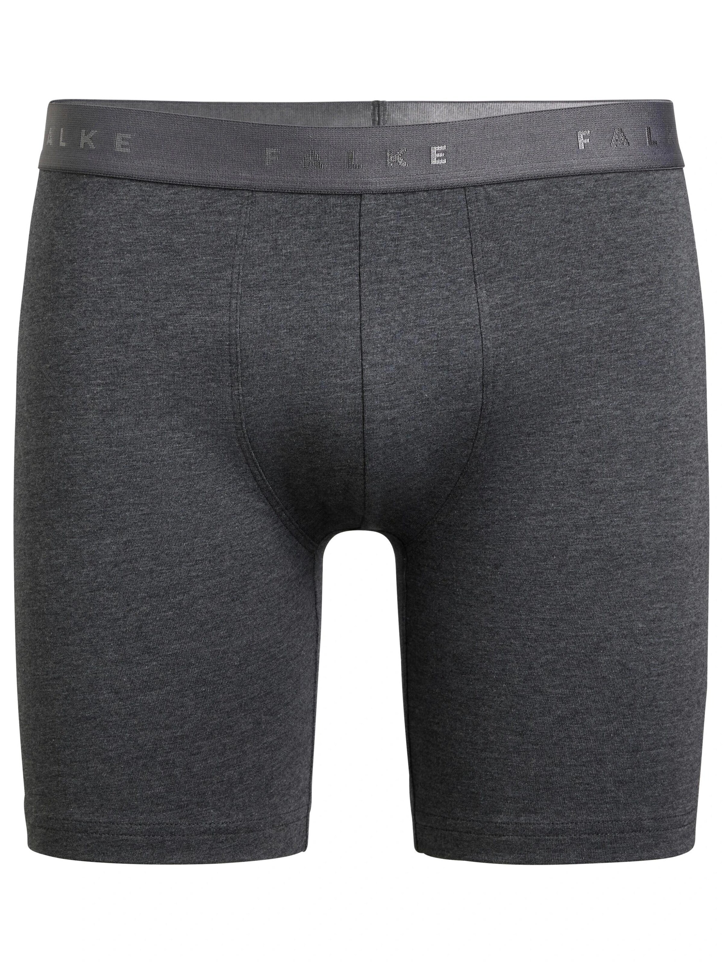 FALKE Boxer shorts '2-Pack Long Leg' in Grey
