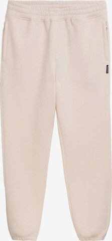 Prohibited Loose fit Pants in Beige: front