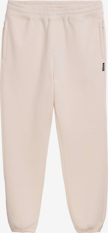 Prohibited Loosefit Broek in Beige: voorkant