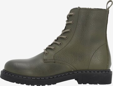 Palado Lace-Up Ankle Boots 'Biak' in Green