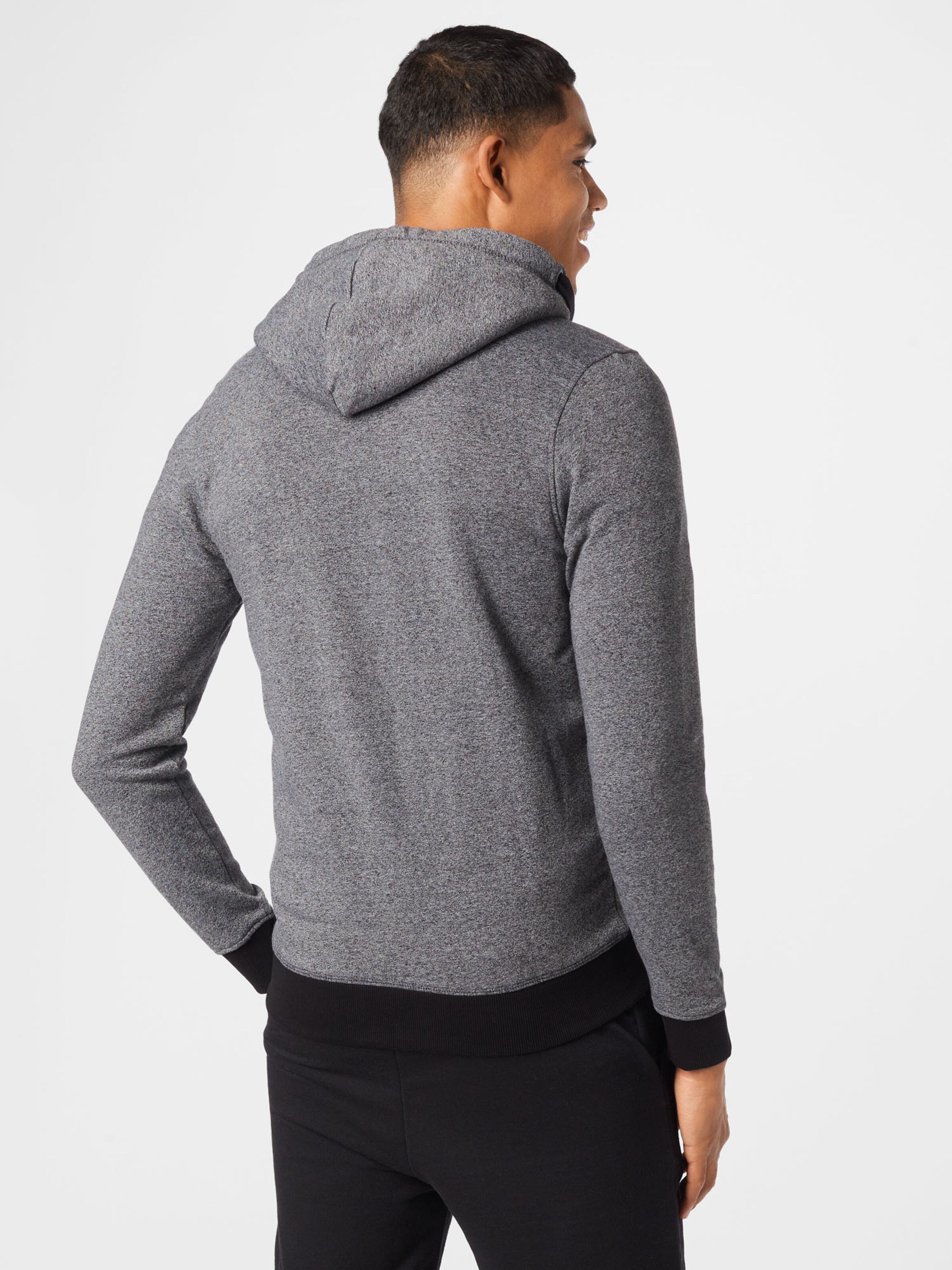 Männer Große Größen TOM TAILOR Sweatjacke in Graumeliert - MM97096 Männer Große Größen TOM TAILOR Sweatjacke in Graumeliert - MM97096