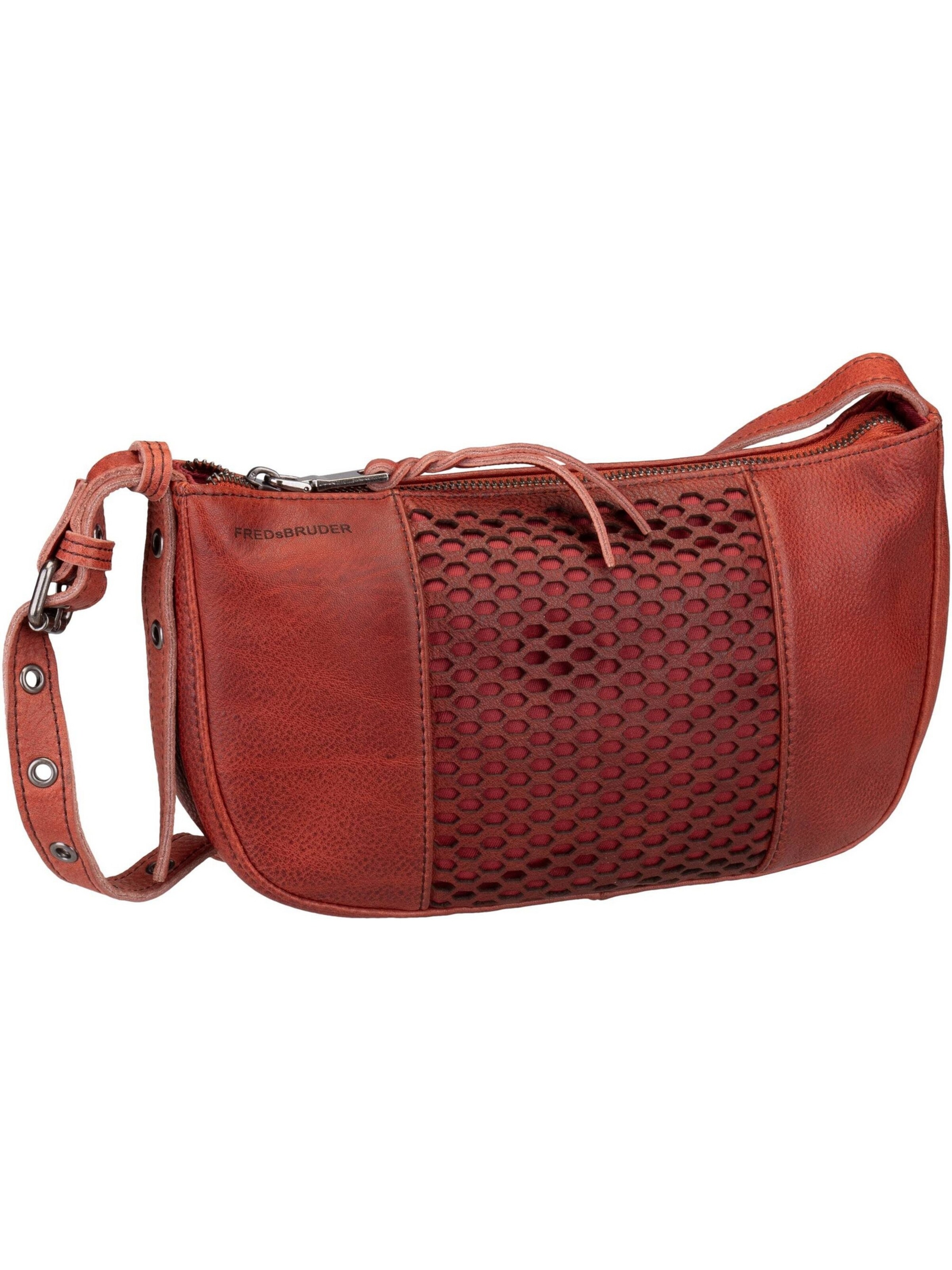 FREDsBRUDER Umhängetasche in Braun: Vorderseite