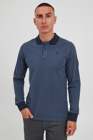 BLEND Langarm-Poloshirt 'RALLE' in Blau: predná strana