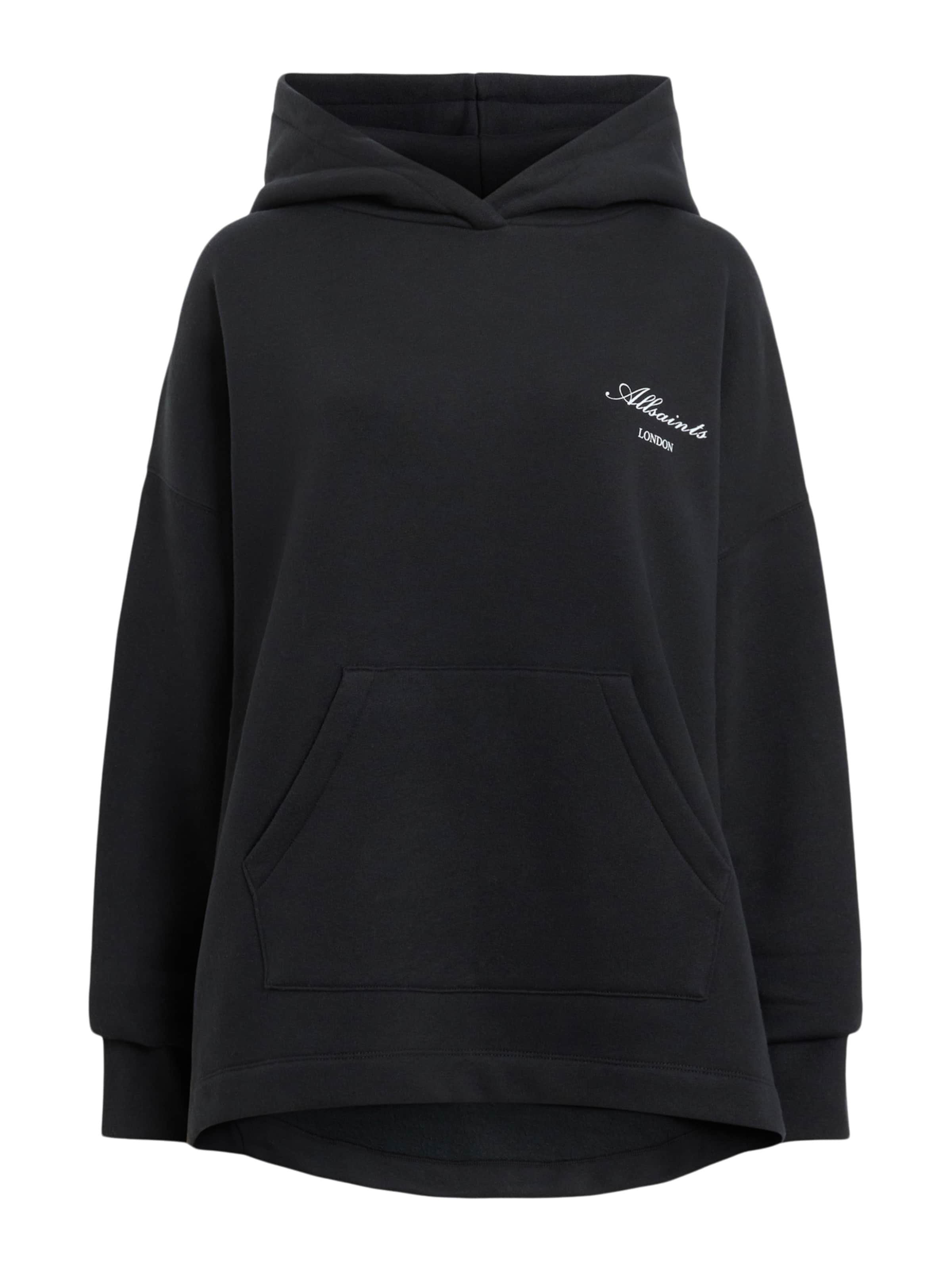 AllSaints Mikina 'SHKULL ETIENNE' – černá: přední strana