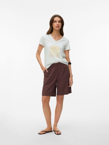 VERO MODA Póló 'VMMIRIAM VANESSA' - fehér