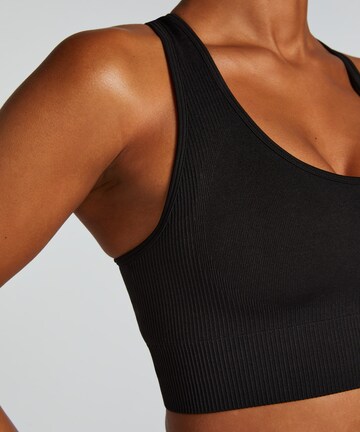 Bustier Soutien-gorge de sport 'Level 2' Hunkemöller en noir