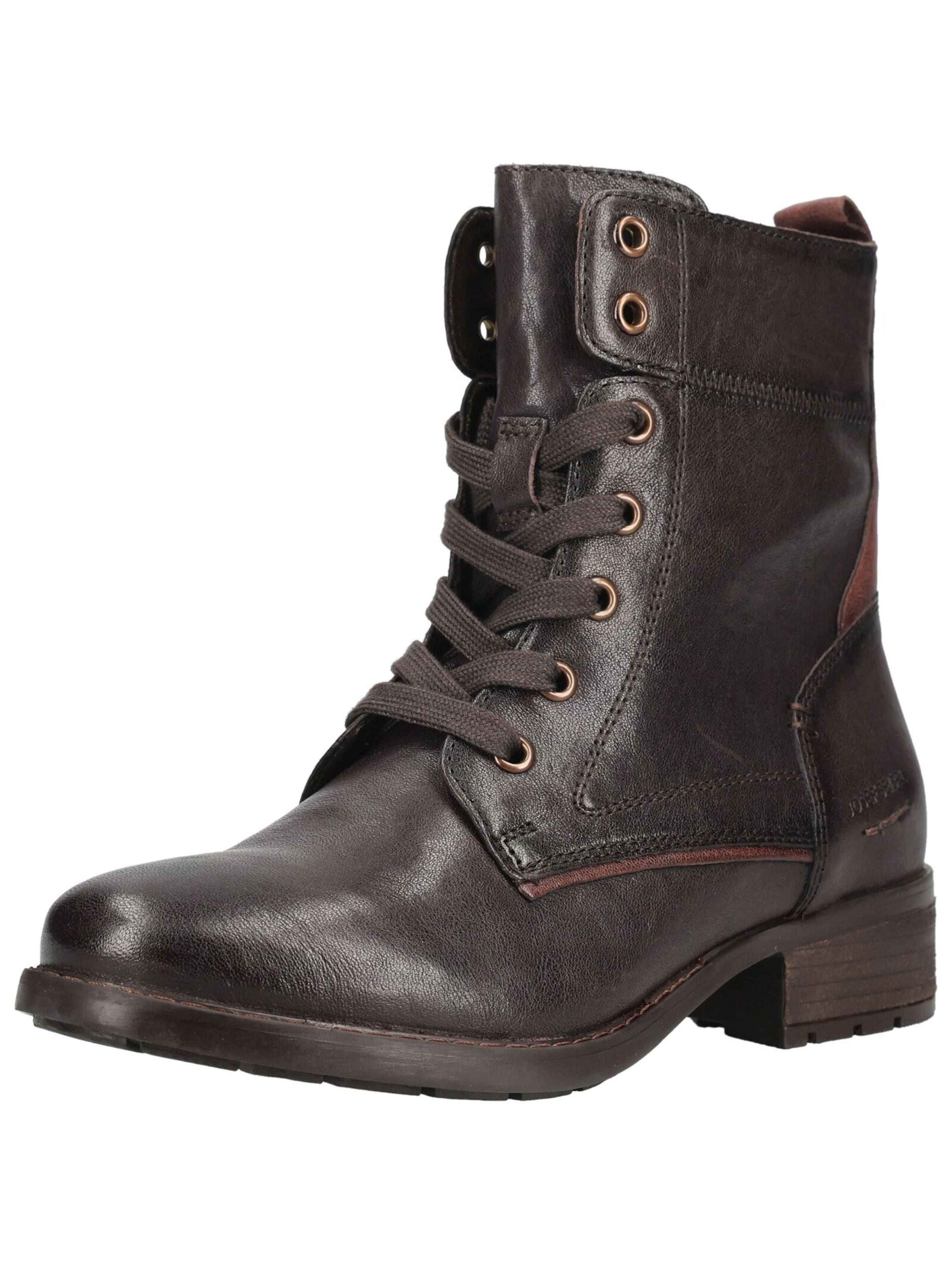 Bottines à lacets JOSEF SEIBEL en marron : devant