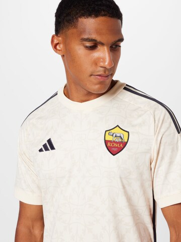 ADIDAS PERFORMANCE Trikot 'As Roma 23/24' in Beige