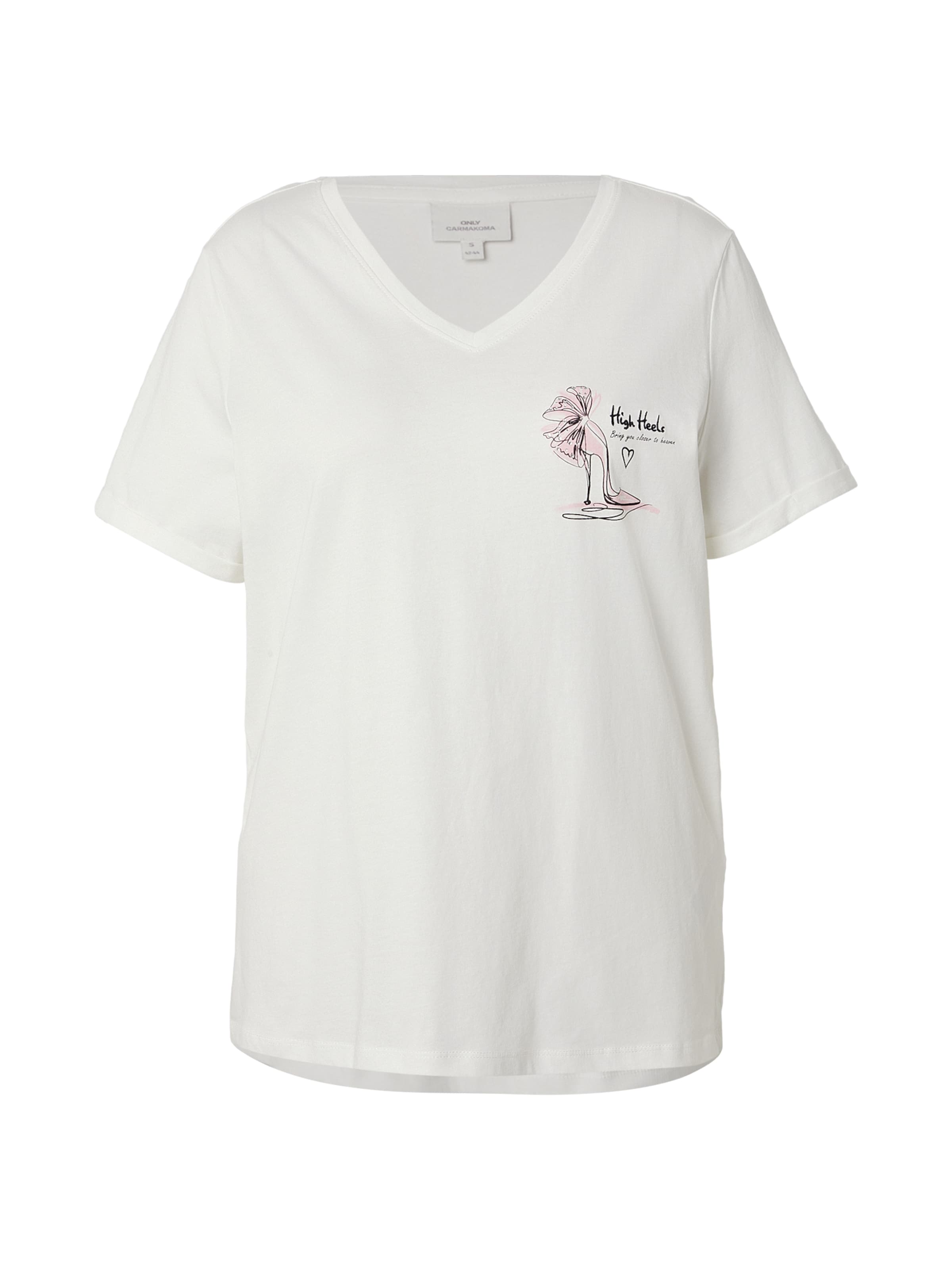 ONLY Carmakoma T-Shirt 'CARBEA' in Weiß: Vorderseite