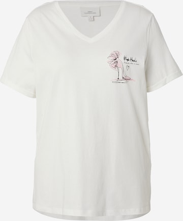 ONLY Carmakoma Tričko 'CARBEA' – bílá: přední strana