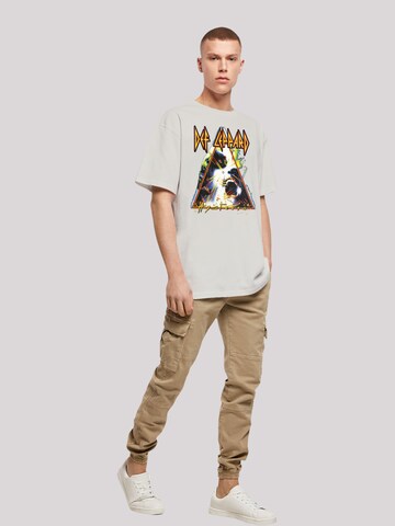 T-Shirt 'Def Leppard Hysteria' F4NT4STIC en gris