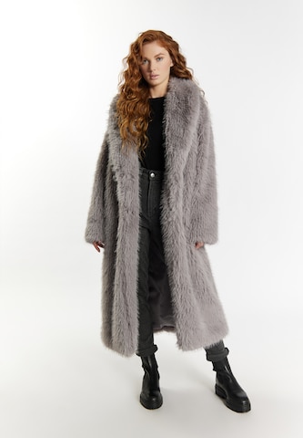 DreiMaster Vintage Зимнее пальто в Серый