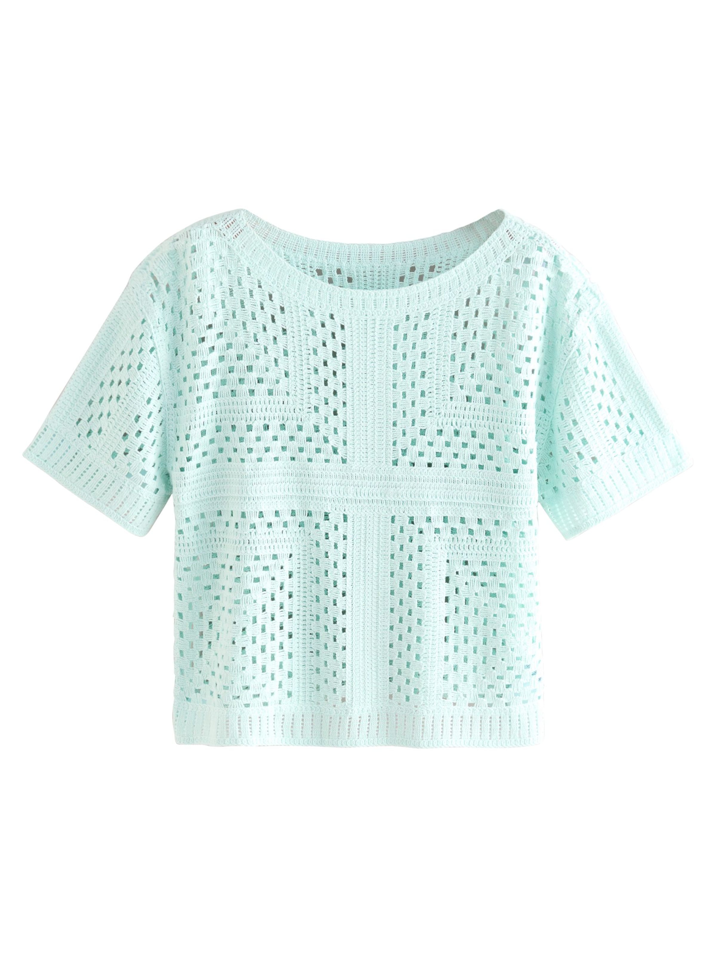 Next Пуловер в синьо: отпред