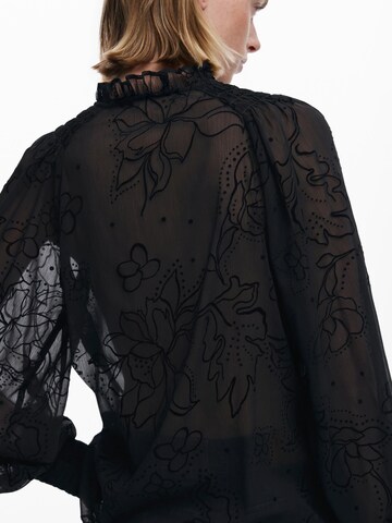Desigual - Blusa en negro