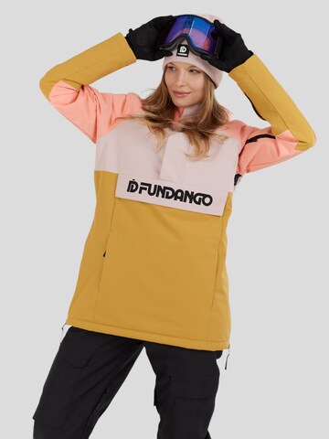 Fundango Outdoorjas 'Birch ECO Logo Anorak' in Oranje