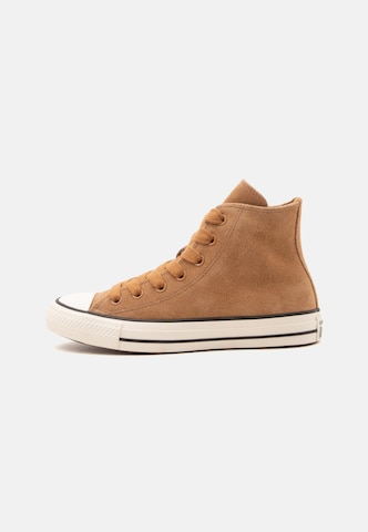 CONVERSE Sneakers hoog 'CTAS' in Bruin: voorkant
