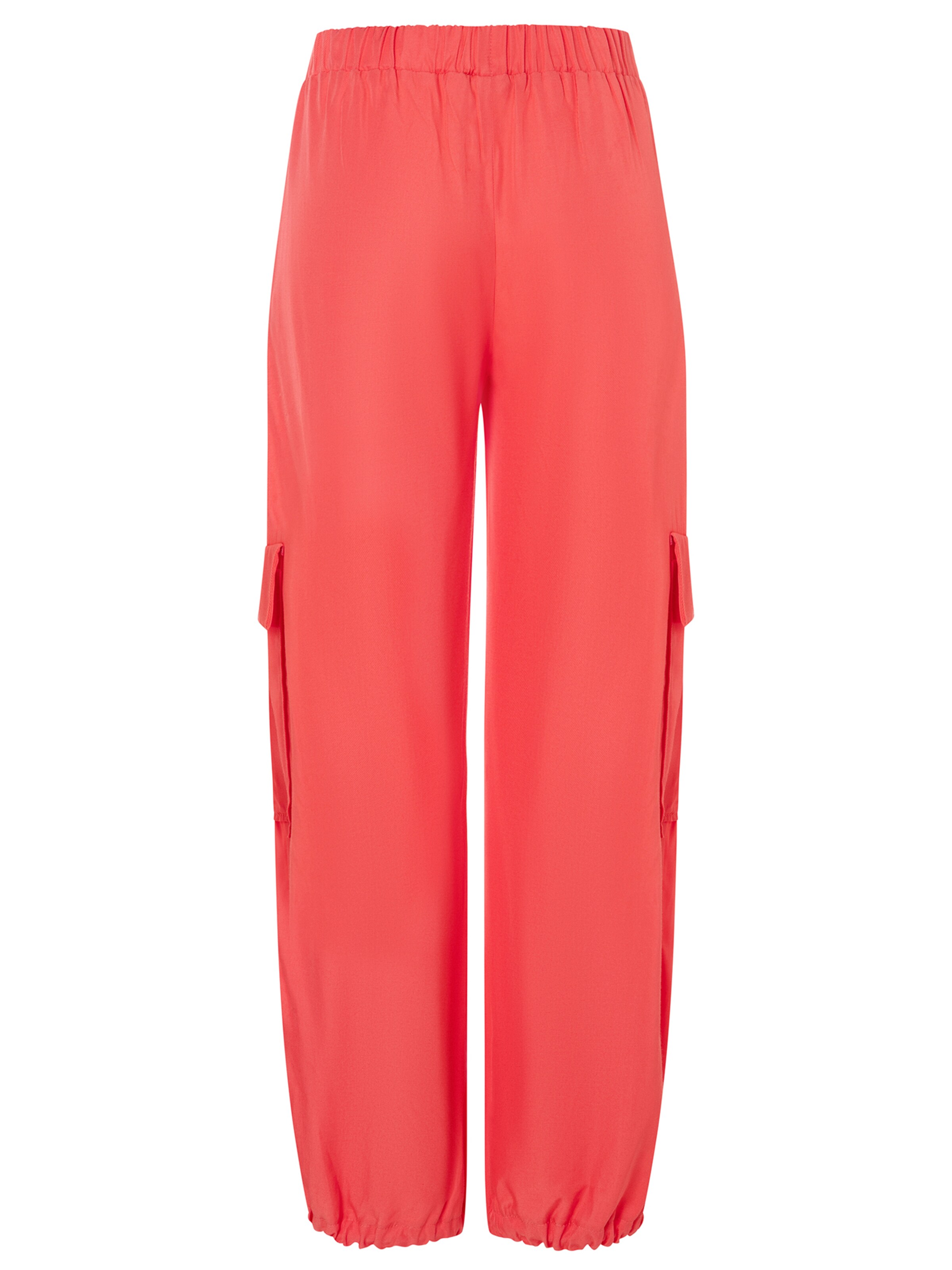 Ana Alcazar Tapered Cargo trousers 'Zapasa' in Red