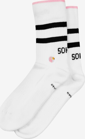 Chaussettes Sokid en blanc