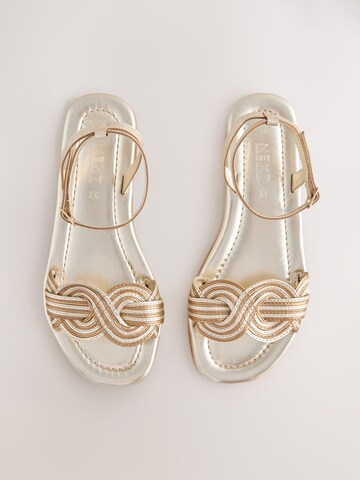 Sandales Next en or
