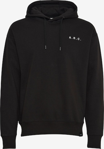 !Solid Sweater 'Hanno' in Black: front