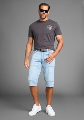 H.I.S Regular Jeans in Blau