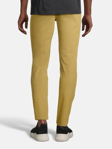 Slimfit Pantaloni chino di AÉROPOSTALE in giallo