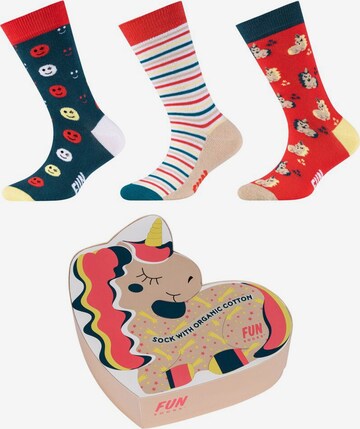 FUN Socks Sokken in Blauw: voorkant