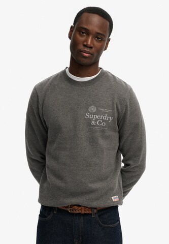 pilka Superdry & Co Megztinis be užsegimo '1954 Company': priekis