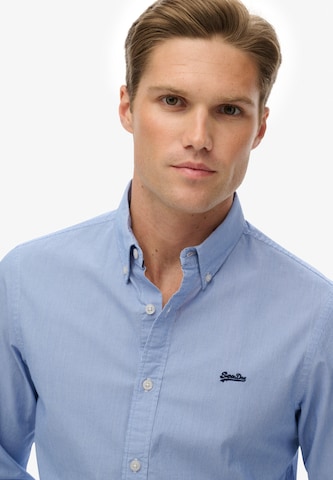 Coupe regular Chemise Superdry en bleu