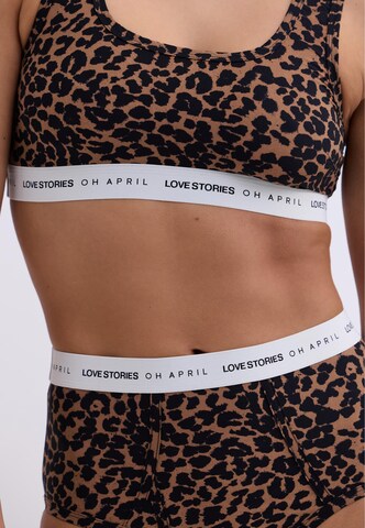 Bustino Reggiseno 'Rika' di OH APRIL in marrone