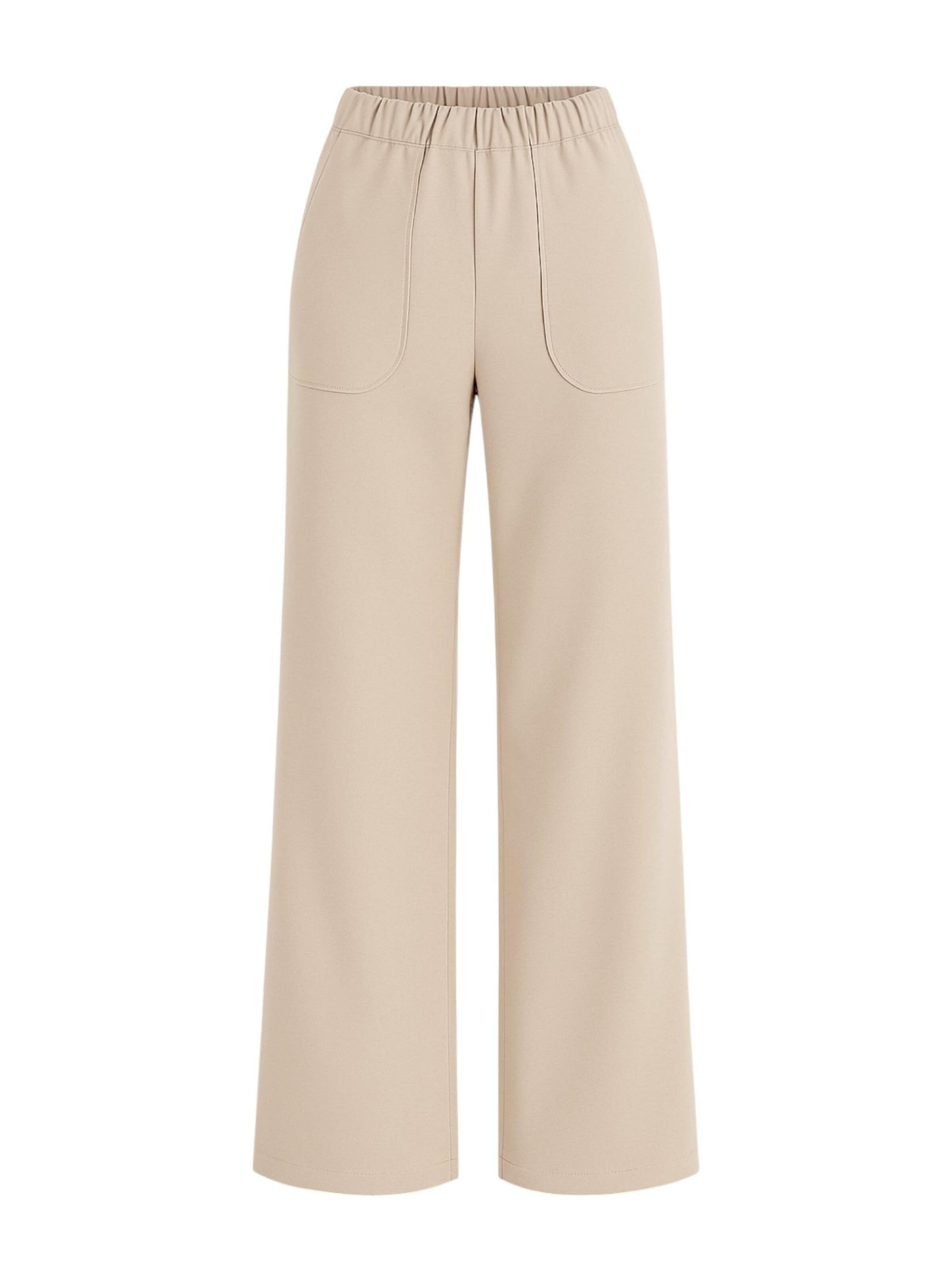 fashionshowcase Broek 'ALIN' in Beige: voorkant