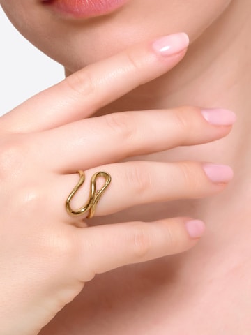 Bague Heideman en or : devant