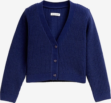 TOM TAILOR Knit Cardigan in Blue: front