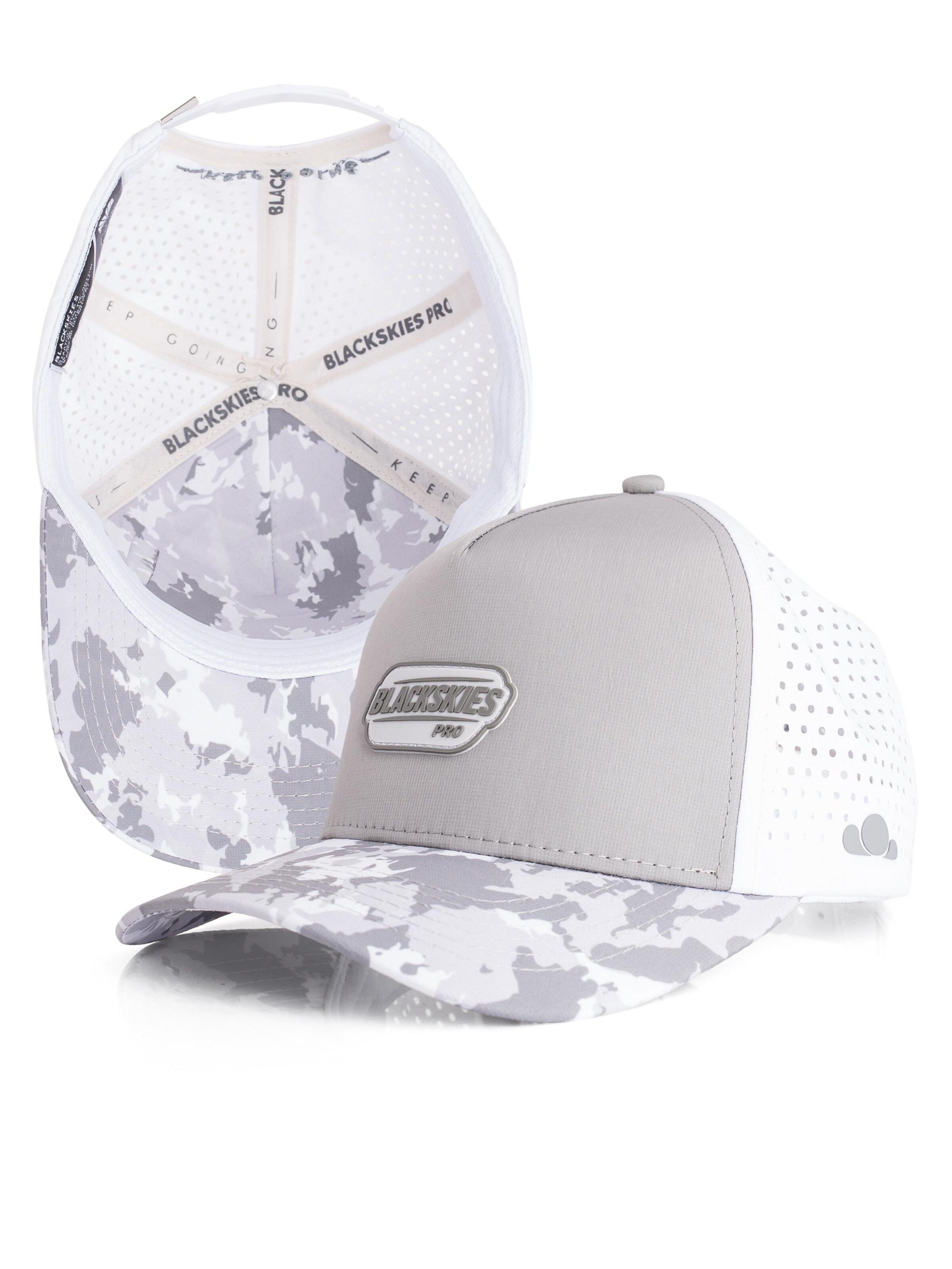 Blackskies Sportcap 'Pro Flow Sport Performance'‌‌‌‌ in Weiß: Vorderseite