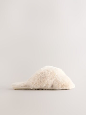 Next - Zapatillas de casa en beige