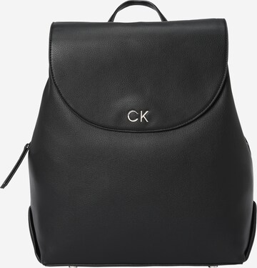 Sac à dos Calvin Klein en noir : devant