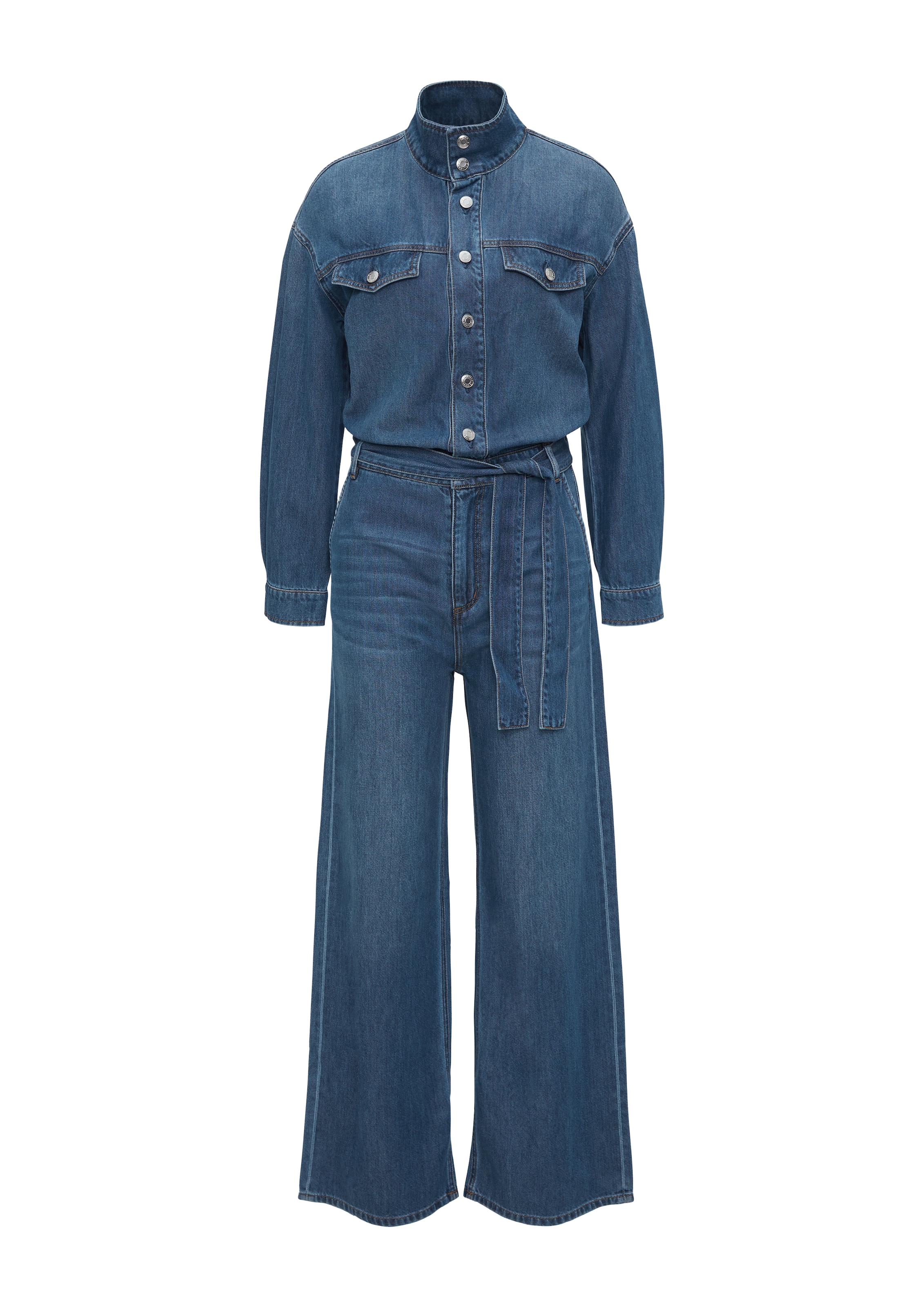 s.Oliver Jumpsuit in Blau: Vorderseite