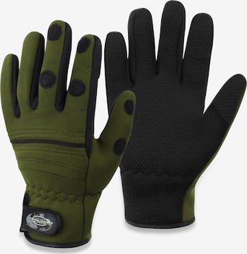 normani Athletic Gloves 'Wahoo' in Green: front