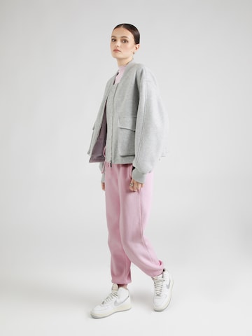 Abercrombie & Fitch Tapered Pants 'ESSENTIAL SUNDAY' in Pink