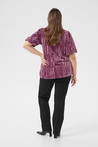 KAFFE CURVE Blouse in Purple
