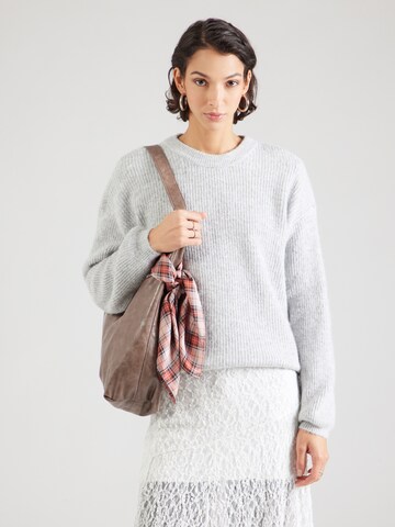 VILA Kampsun 'VIRETTA', värv hall: eest vaates