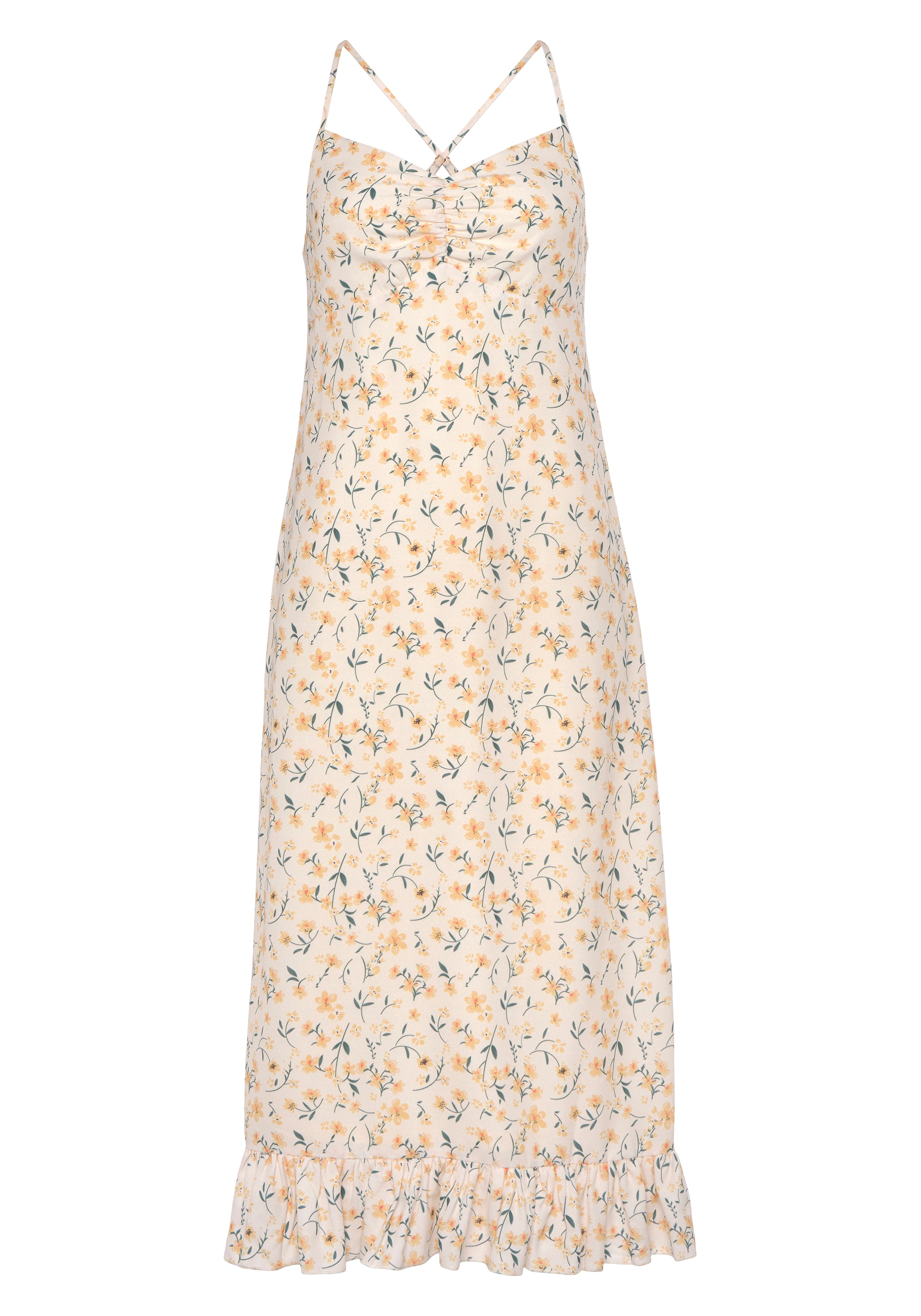 LASCANA Zomerjurk in Gemengde kleuren: voorkant