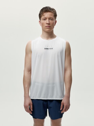 Born Shirt ' Ryder Run ' in Wit: voorkant