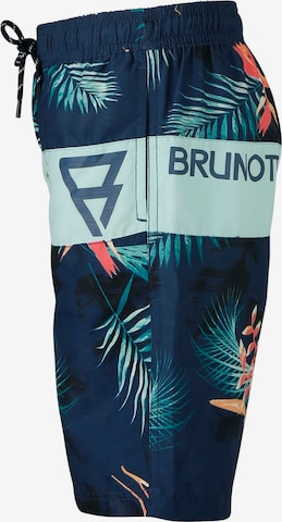 Brunotti Kids Sportbadeshorts in Blau